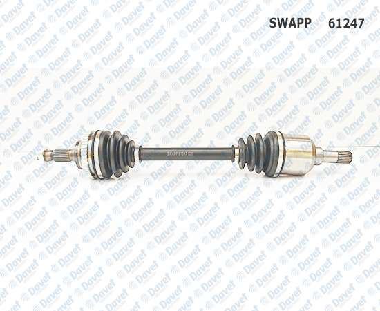 SWAPP 61247 On Aks Sol P206 Gti Ew10j4 2.0 16v - 1.6hdi Absli 48 Dis (Dis Freze:25 Ic Freze:24 Conta Capi:58.5 Boy:592 Mm)